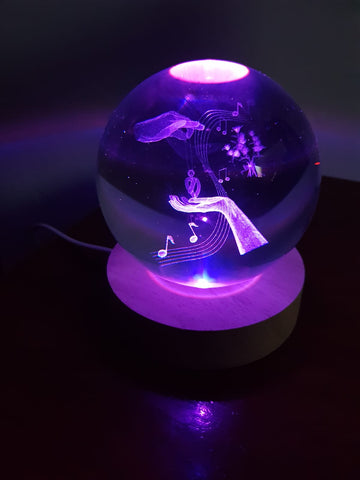Image of *💫🔮ESFERA DE CRISTAL 3D 8CM *🔮💫*