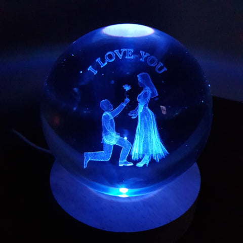 Image of *💫🔮ESFERA DE CRISTAL 3D 8CM *🔮💫*