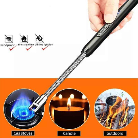 Image of ENCENDEDOR RECARGABLE MULTIUSO PARA COCINA CON USB